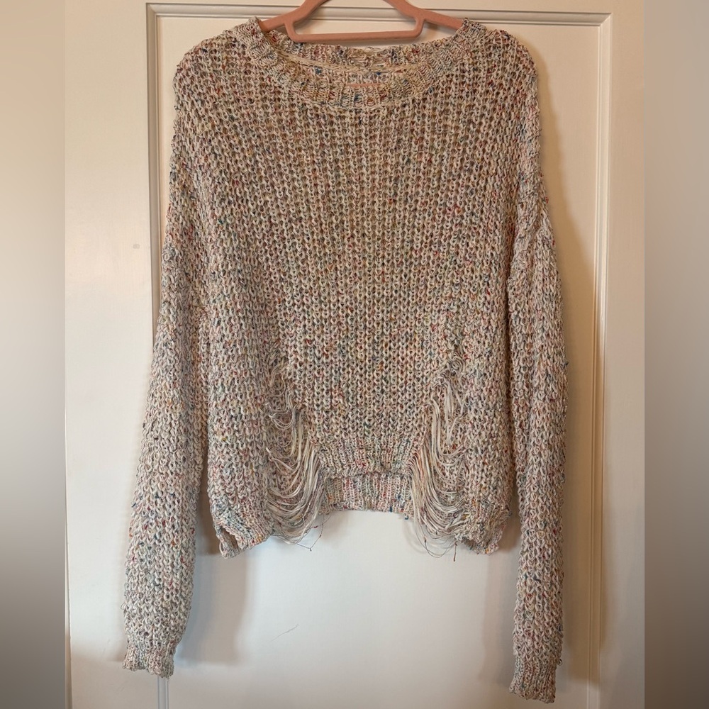 Cozy Multicolor Knit Sweater
